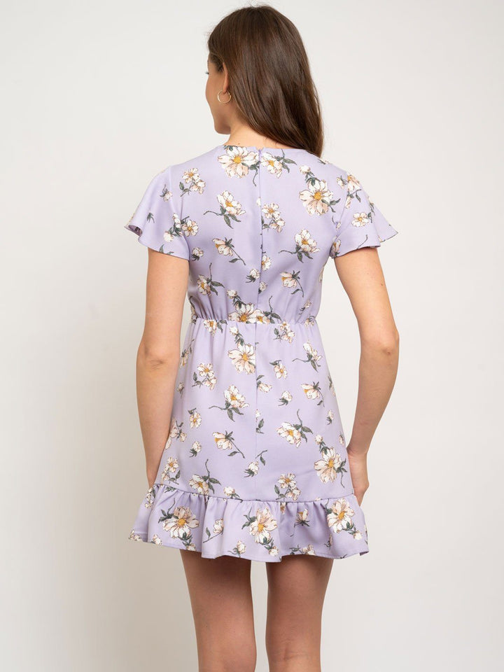 WOMEN'S FLORAL MINI DRESS