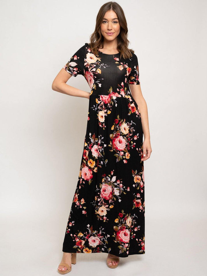 WOMEN'S MAXI FLORAL DRESS