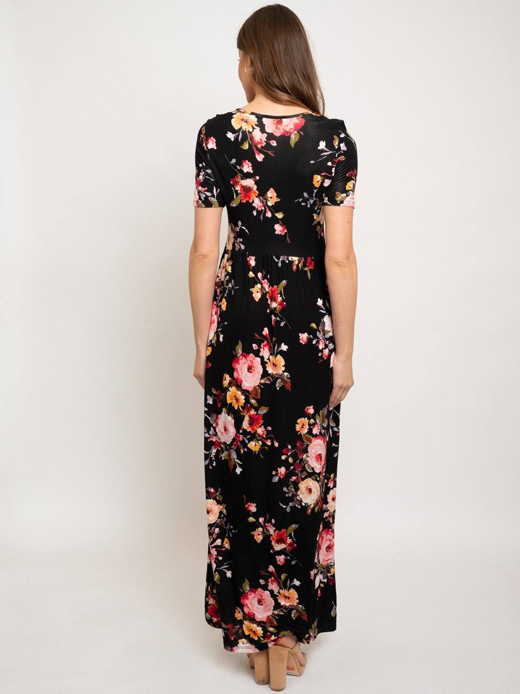 WOMEN'S MAXI FLORAL DRESS