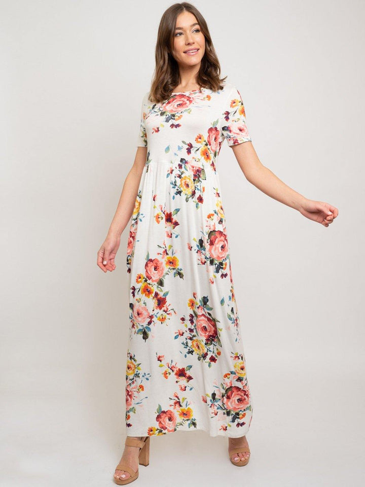 WOMEN'S MAXI FLORAL DRESS