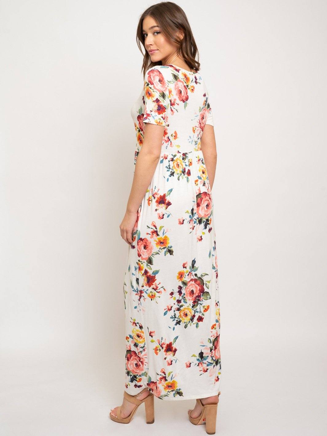 WOMEN'S MAXI FLORAL DRESS