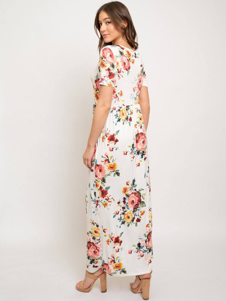 WOMEN'S MAXI FLORAL DRESS