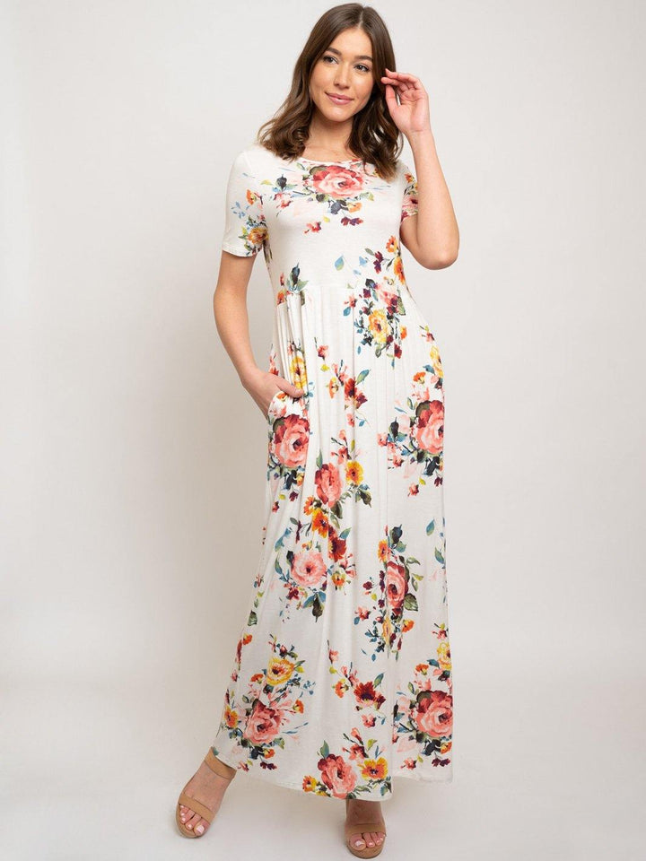 WOMEN'S MAXI FLORAL DRESS