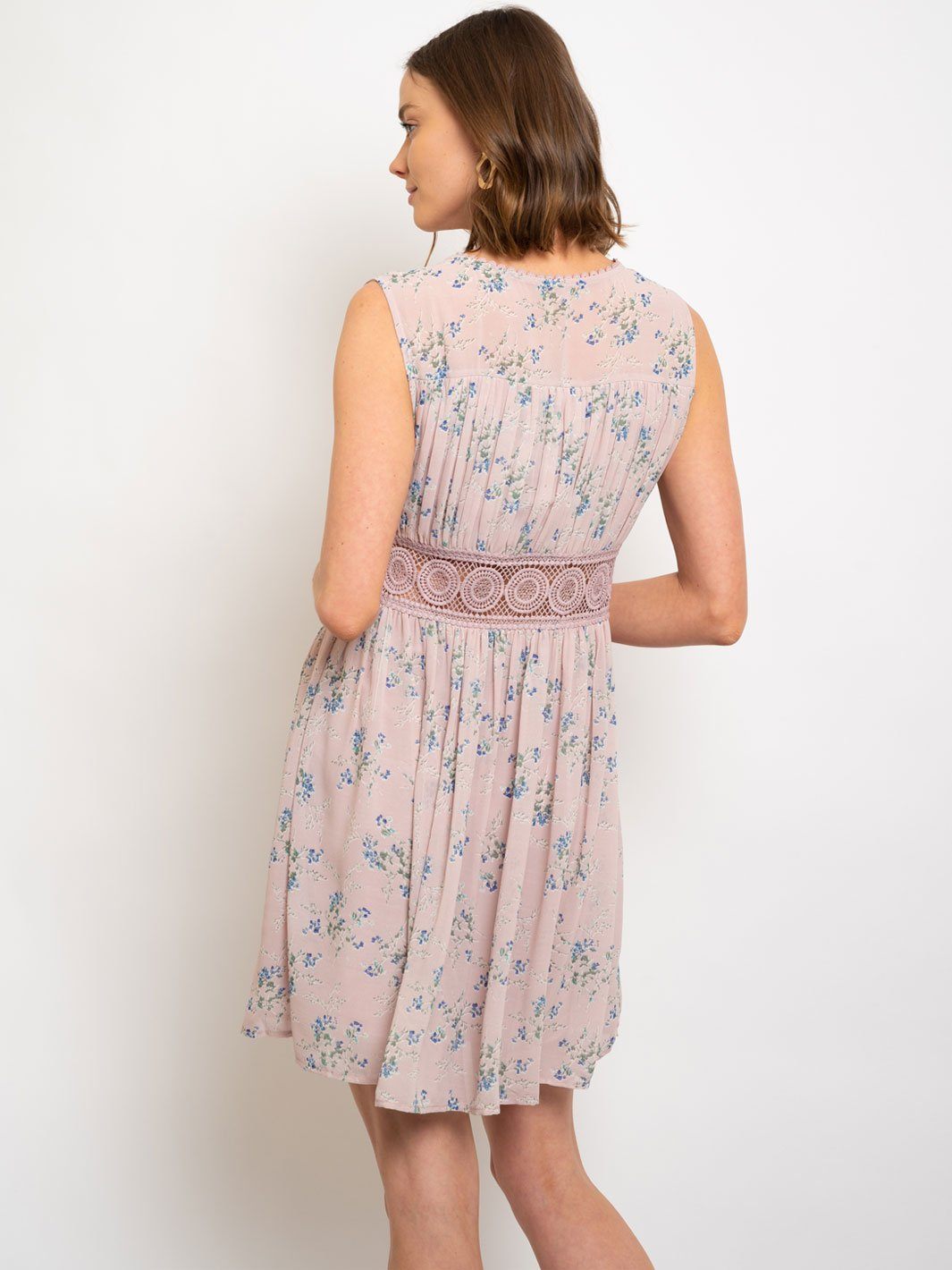 WOMEN'S SLEEVELES FLORAL DRESS