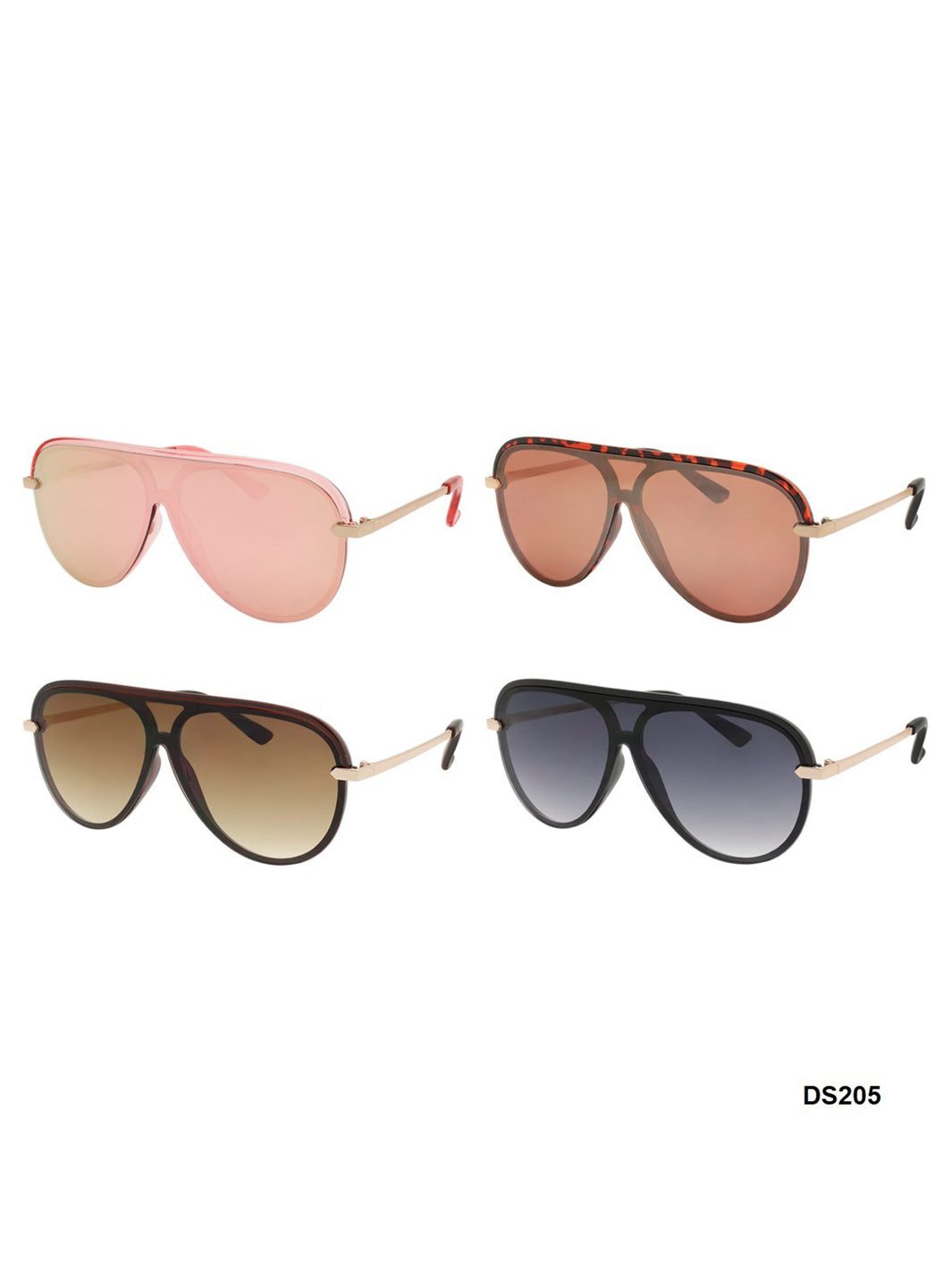 WOMEN'S DAZEY SHADES FASHION ASSORTED COLORS SUNGLASSES