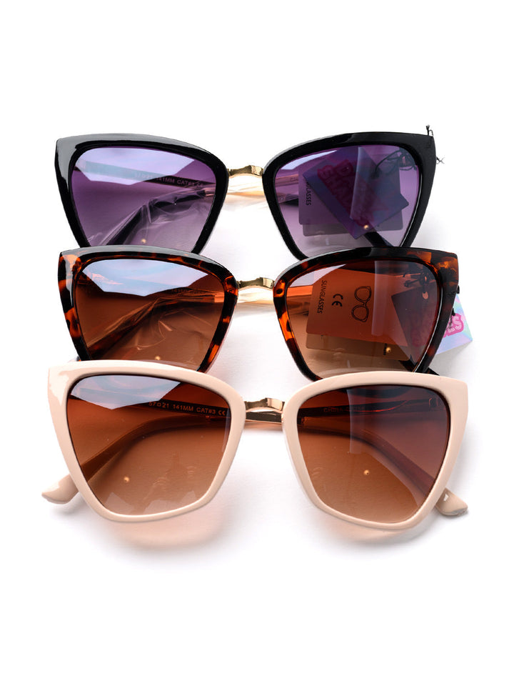 WOMEN'S DAZEY SHADES FASHION EYEWEAR ASSORTED COLORS SUNGLASSES
