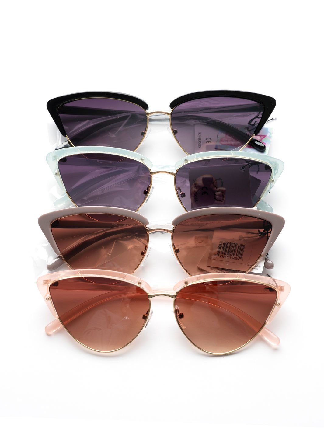 WOMEN'S DAZEY SHADES FASHION EYEWEAR ASSORTED COLORS SUNGLASSES