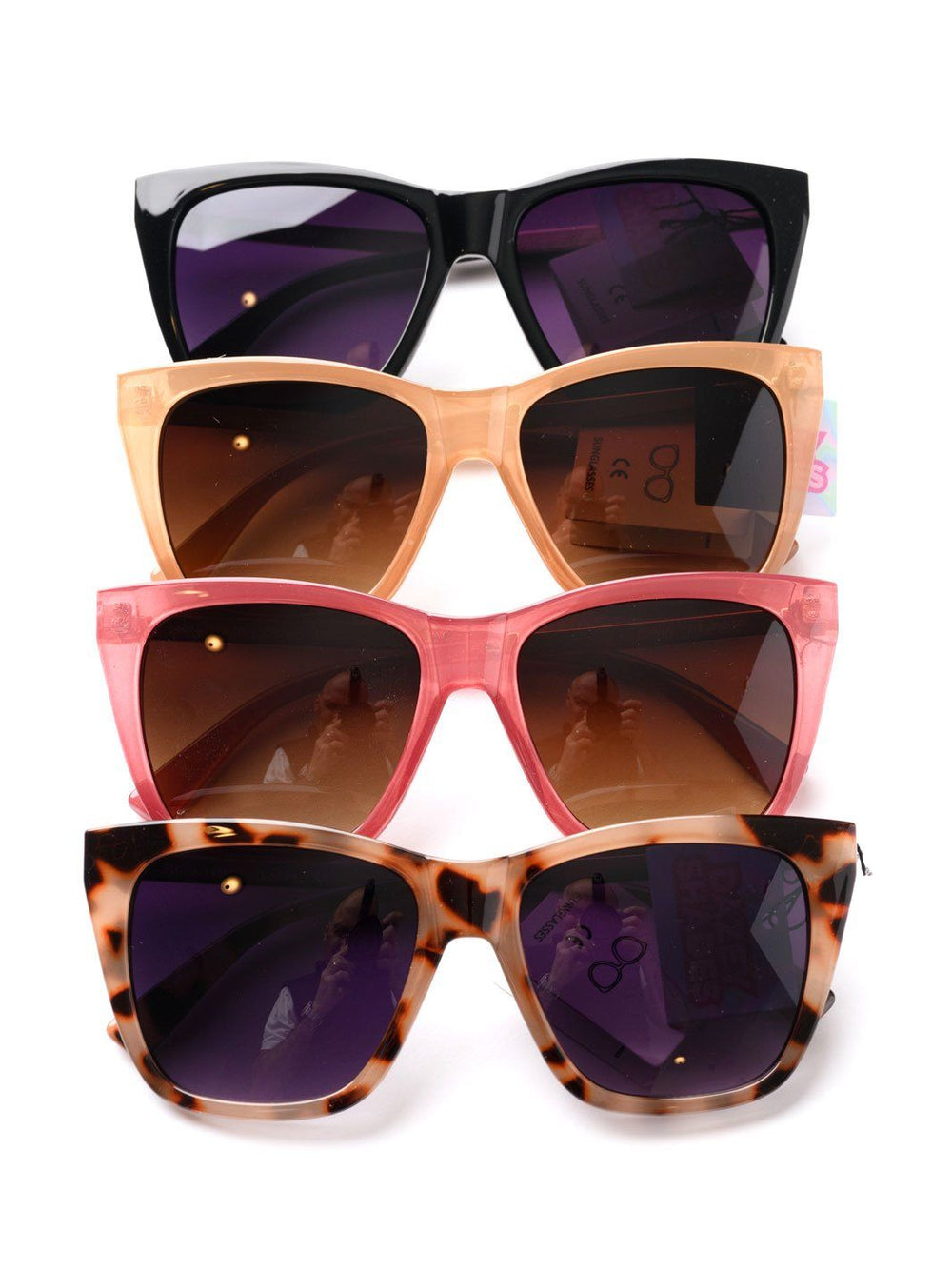 WOMEN'S DAZEY SHADES FASHION EYEWEAR ASSORTED COLORS SUNGLASSES