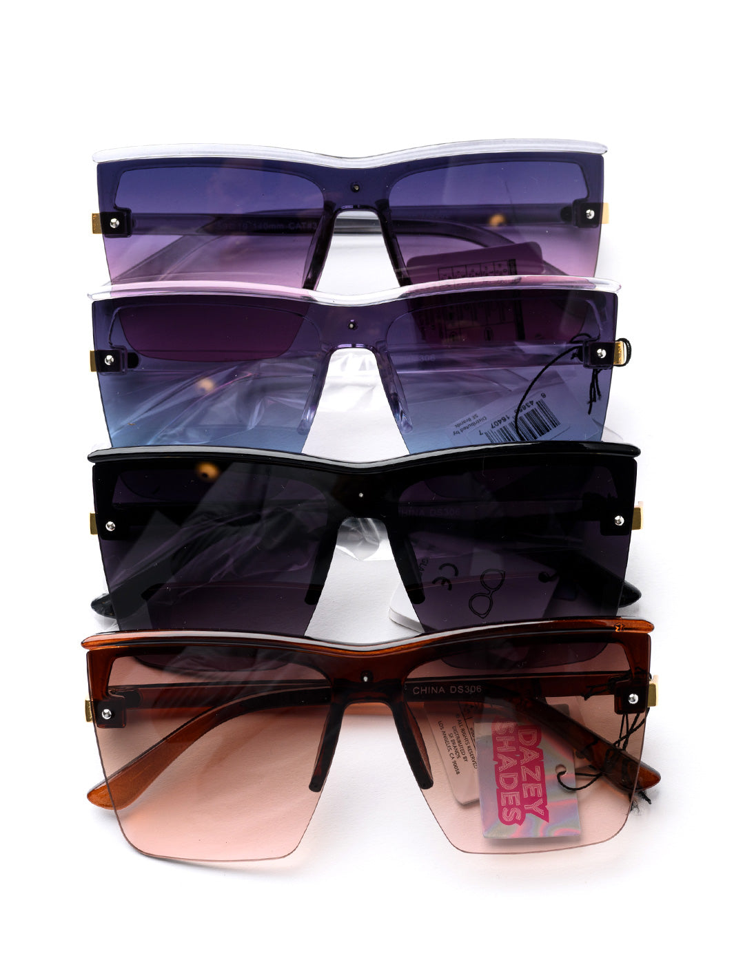 WOMEN'S DAZEY SHADES FASHION EYEWEAR ASSORTED COLORS SUNGLASSES