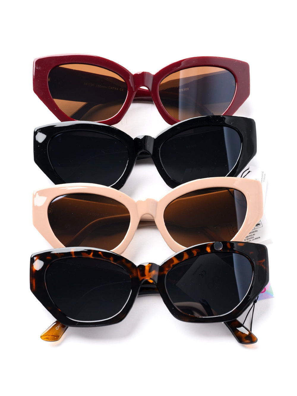 WOMEN'S DAZEY SHADES FASHION EYEWEAR ASSORTED COLORS SUNGLASSES