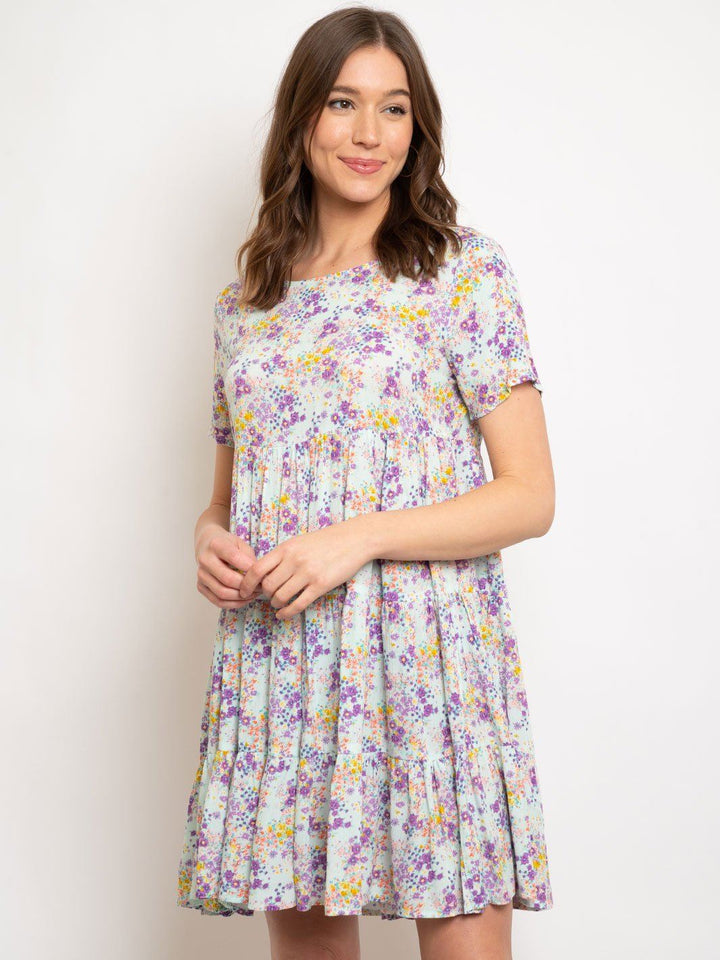 WOMEN'S FLORAL TUNIC DRESS