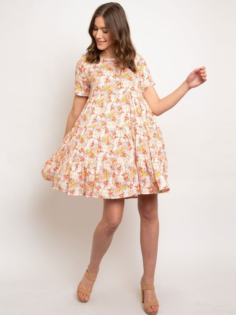 WOMEN'S FLORAL TUNIC DRESS