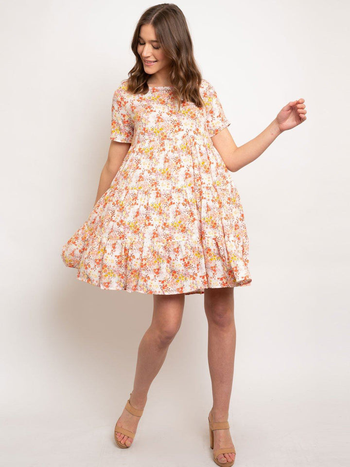 WOMEN'S FLORAL TUNIC DRESS