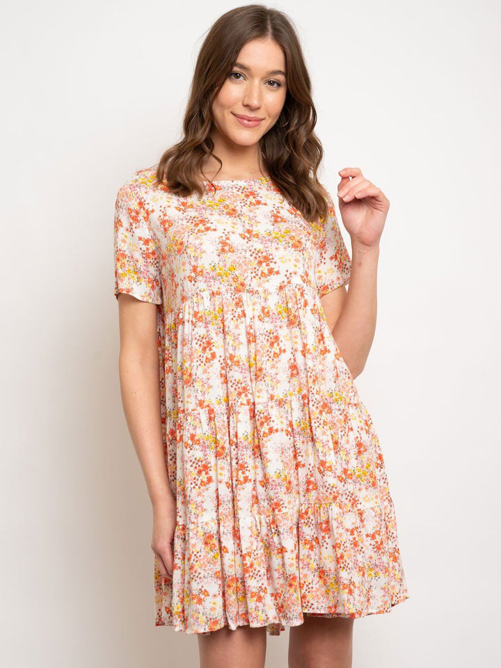 WOMEN'S FLORAL TUNIC DRESS