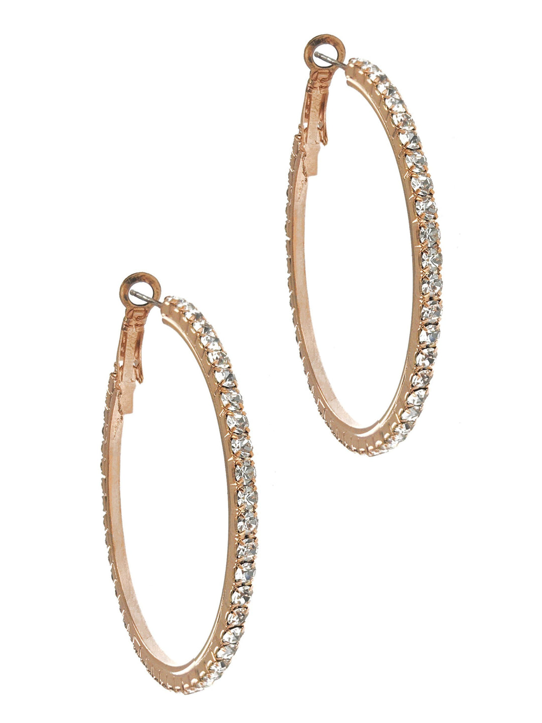 Rhinestone Hoop Fashion Earrings