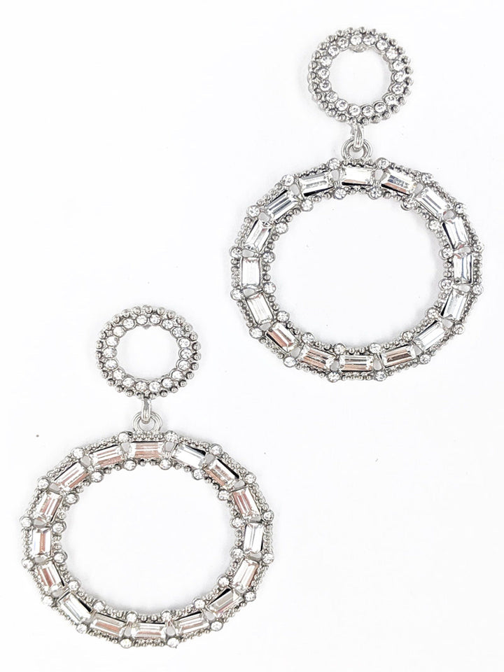 Stone Inner Loop Earring