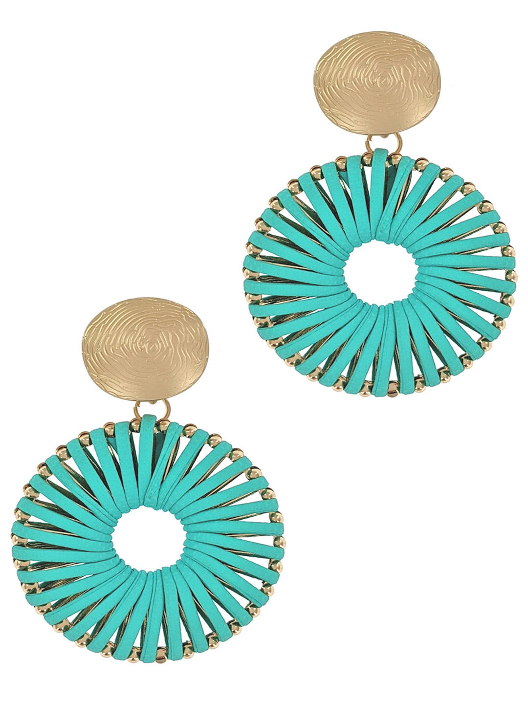 Vegan Leather Fashion Earrings