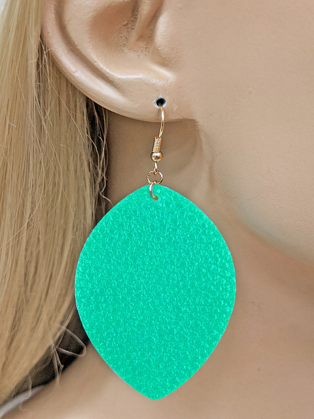 Leather Teardrop Fashion Earrings