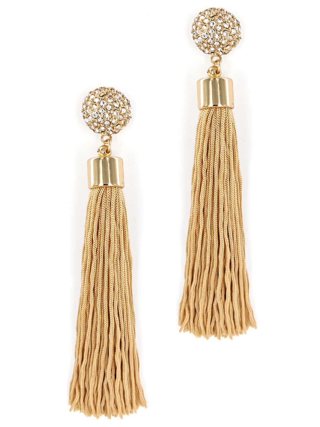 Long Tassel Rhinestone Earring
