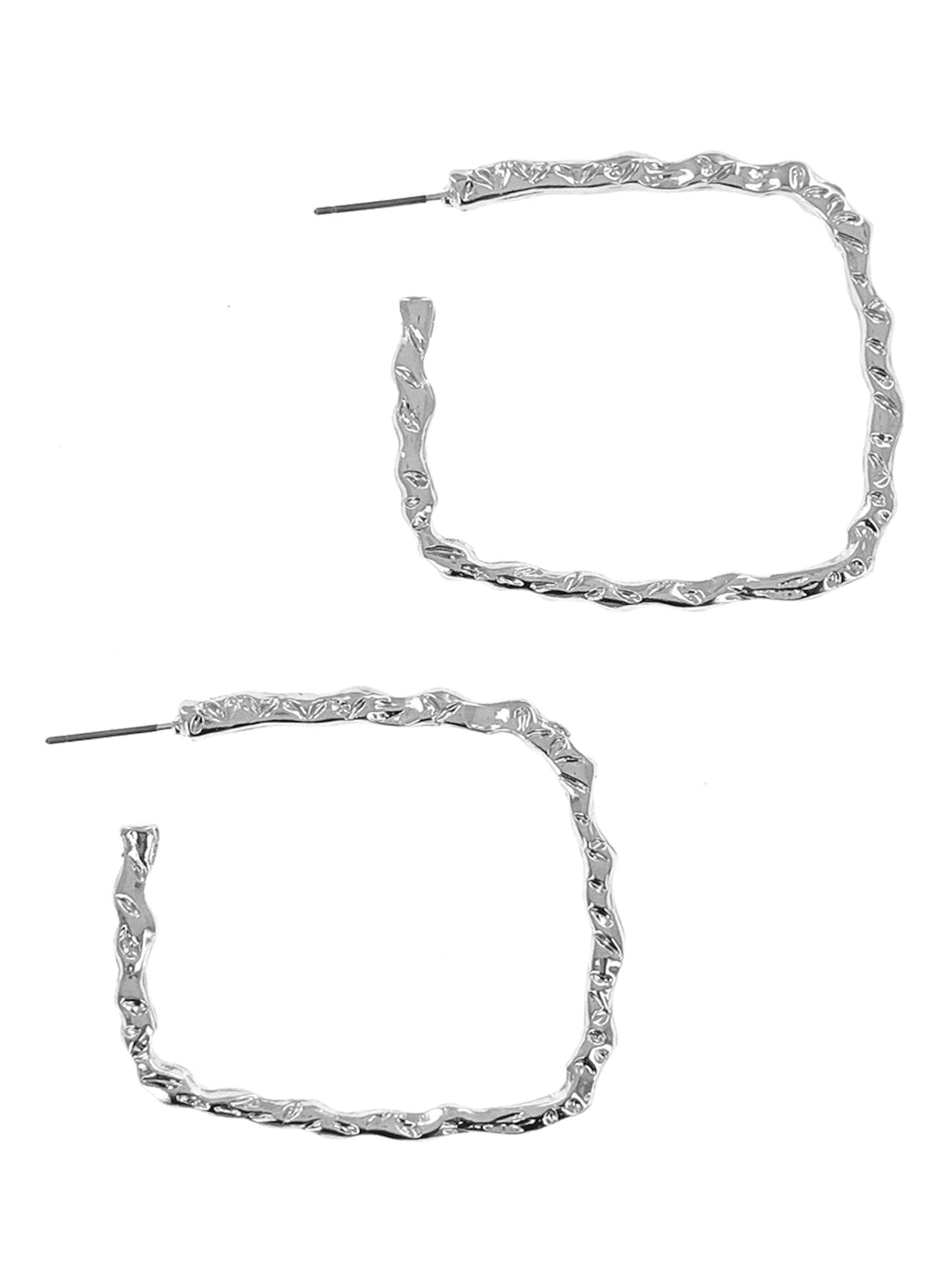 Squared Hammered Earrings