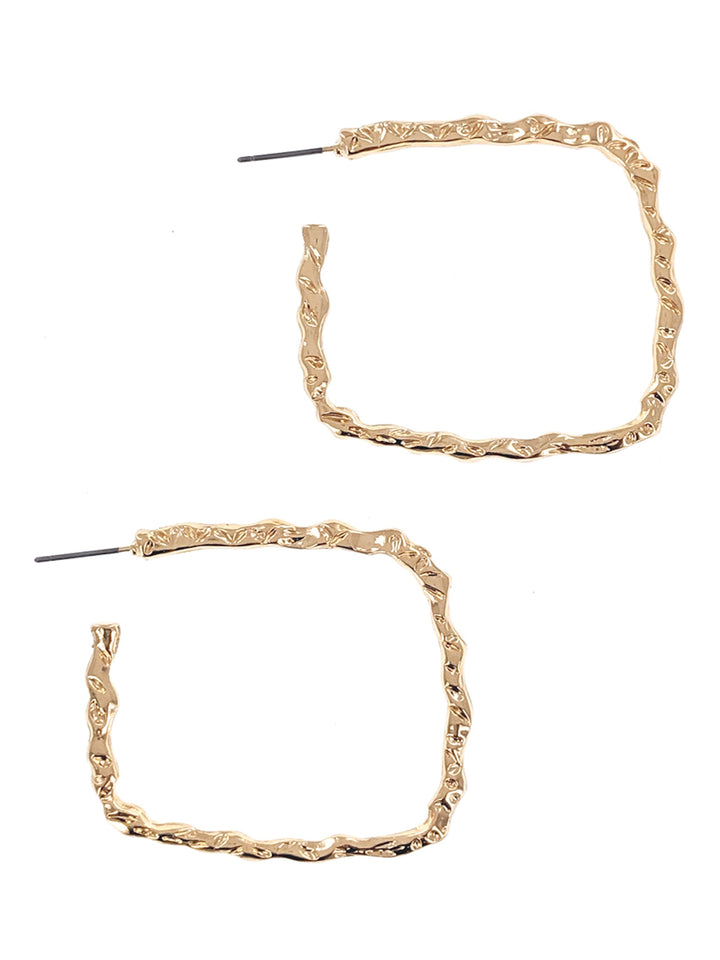 Squared Hammered Earrings