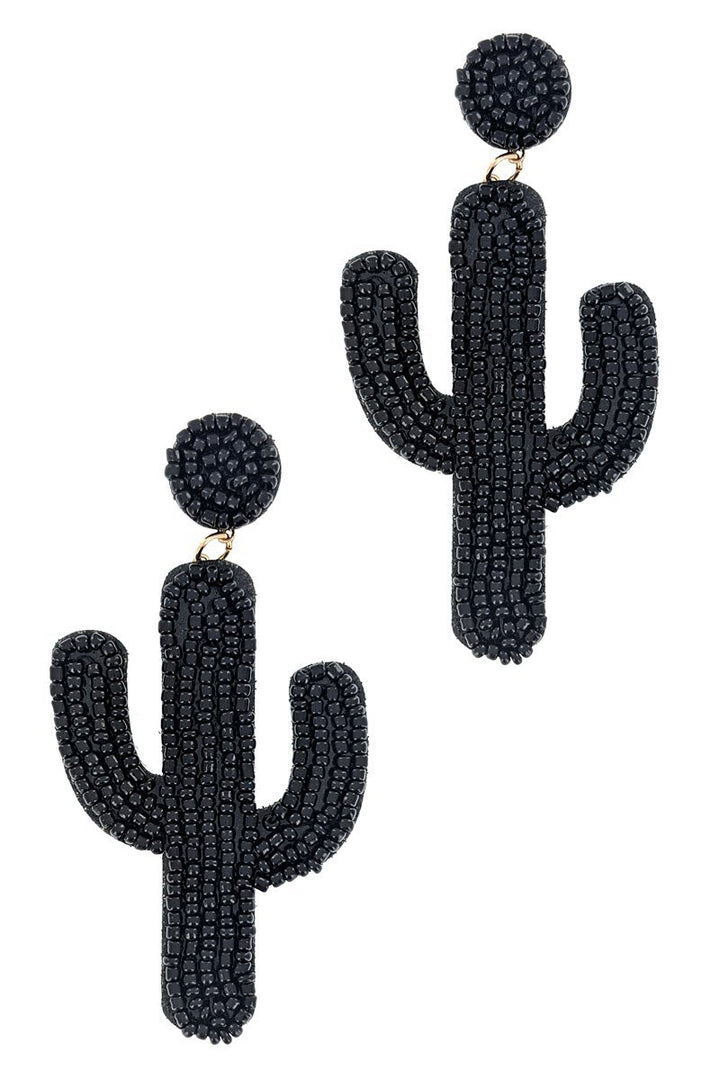 Cactus Beaded Earrings