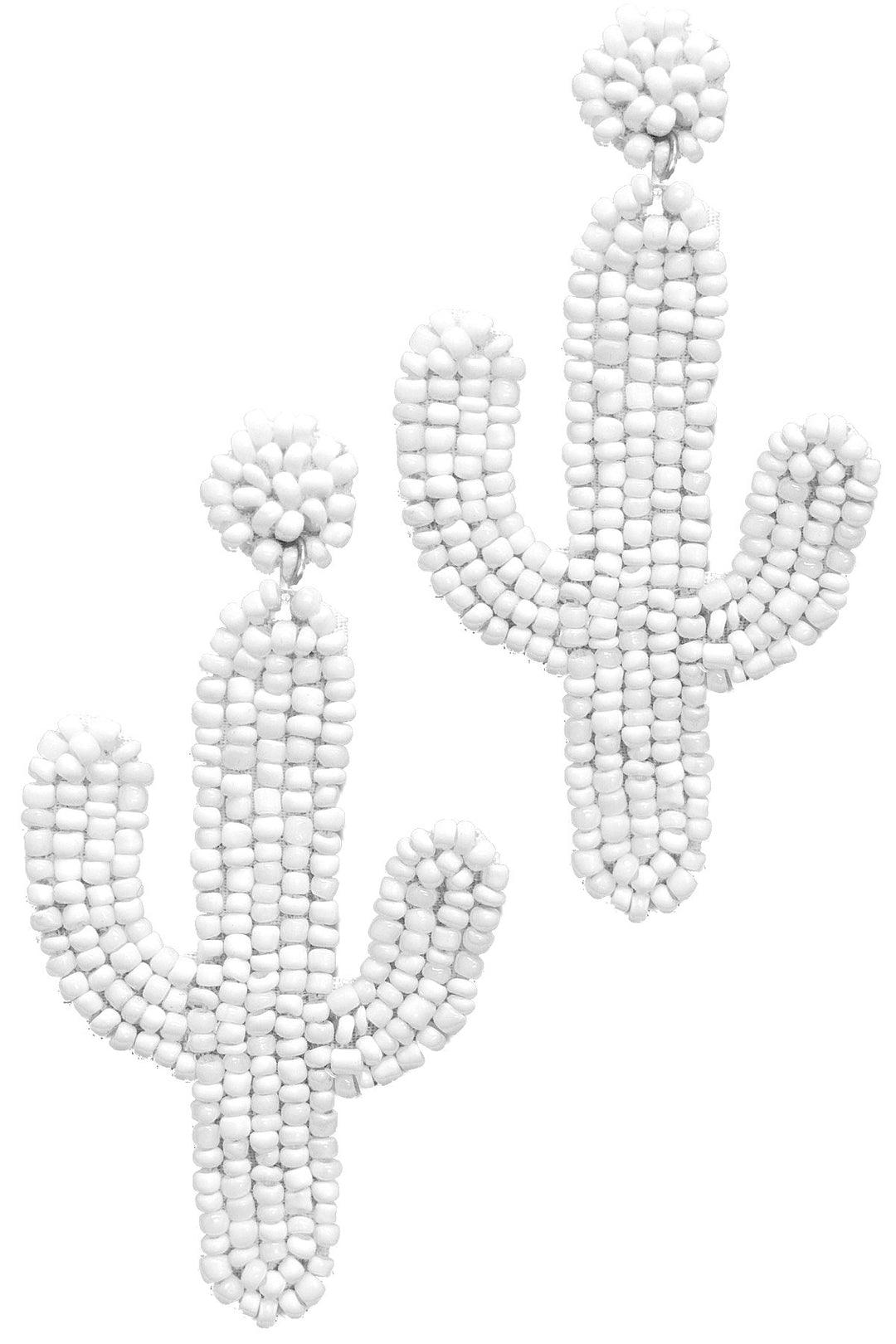 Cactus Beaded Earrings