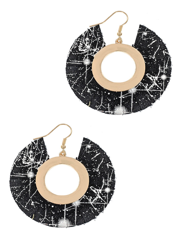 Vegan Leather Earring