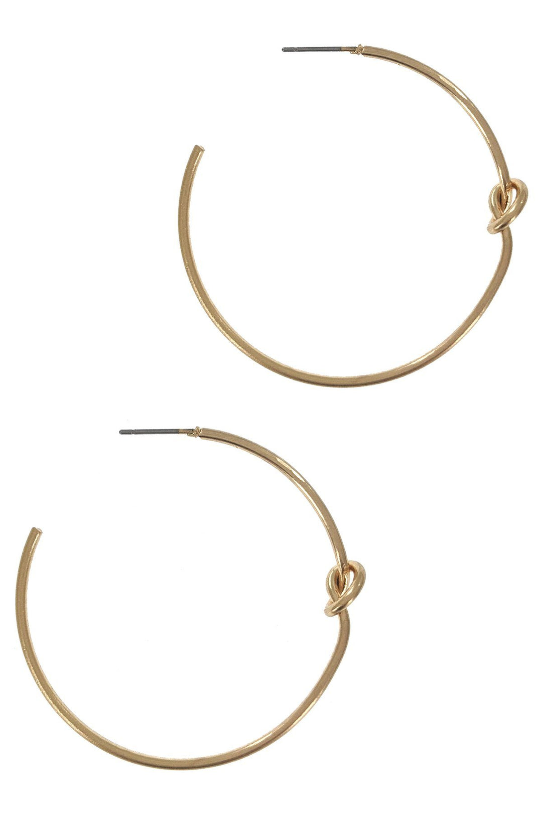 Knot Hoop Earring