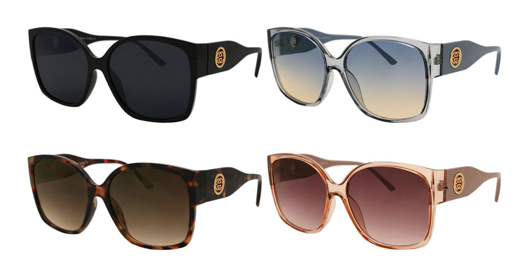 WOMEN'S ELLURE FASHION EYEWEAR ASSORTED COLORS SUNGLASSES