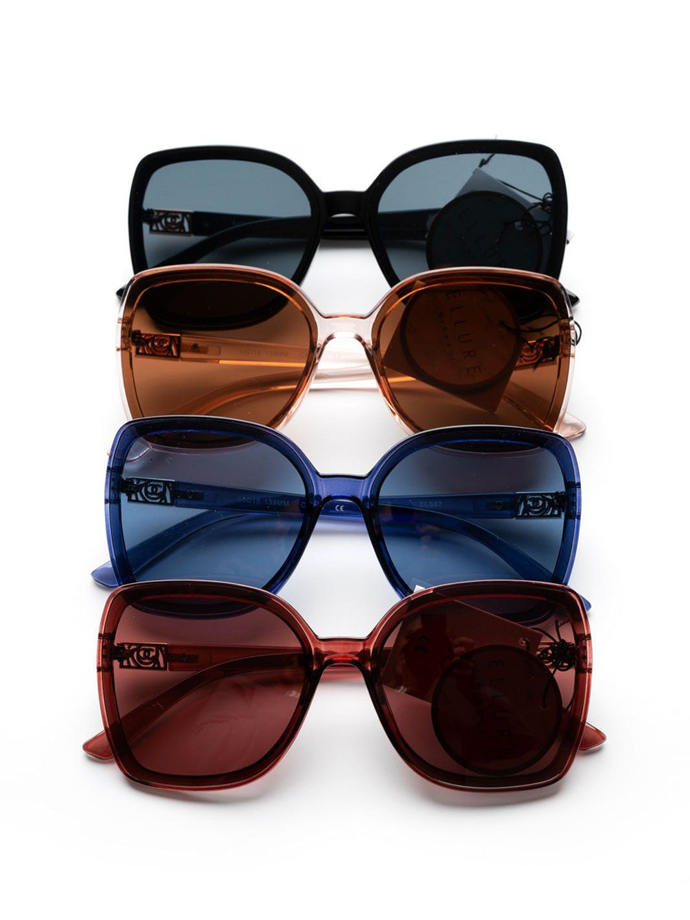WOMEN'S ELLURE FASHION EYEWEAR ASSORTED COLORS SUNGLASSES