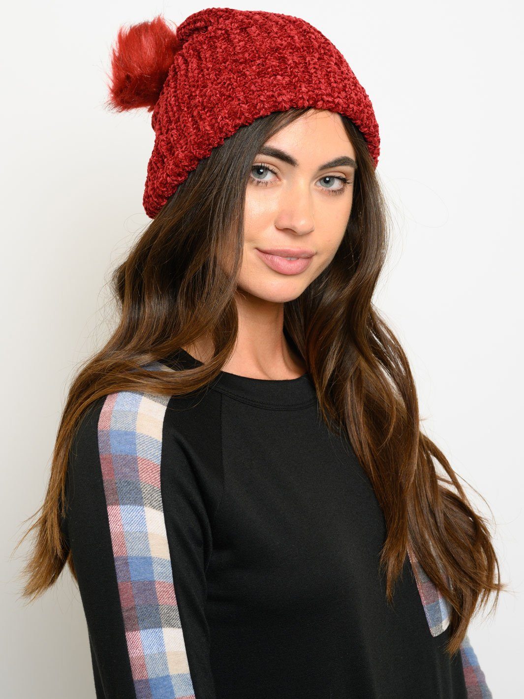 WOMEN'S FUR BEANIE