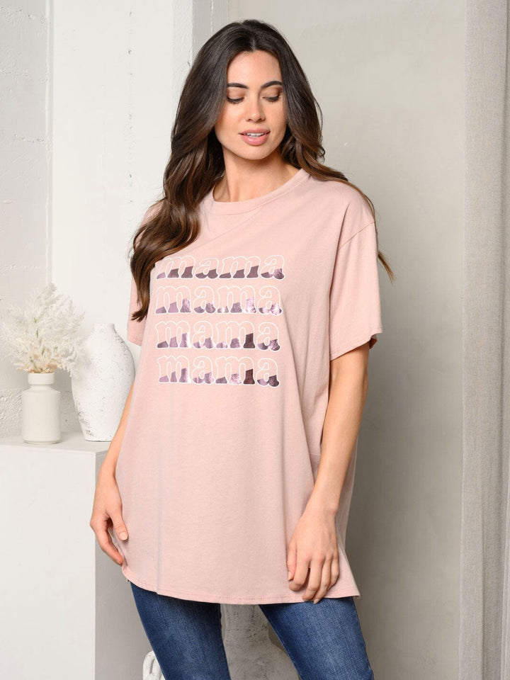 WOMEN'S SHORT SLEEVE GRAPHIC TOP