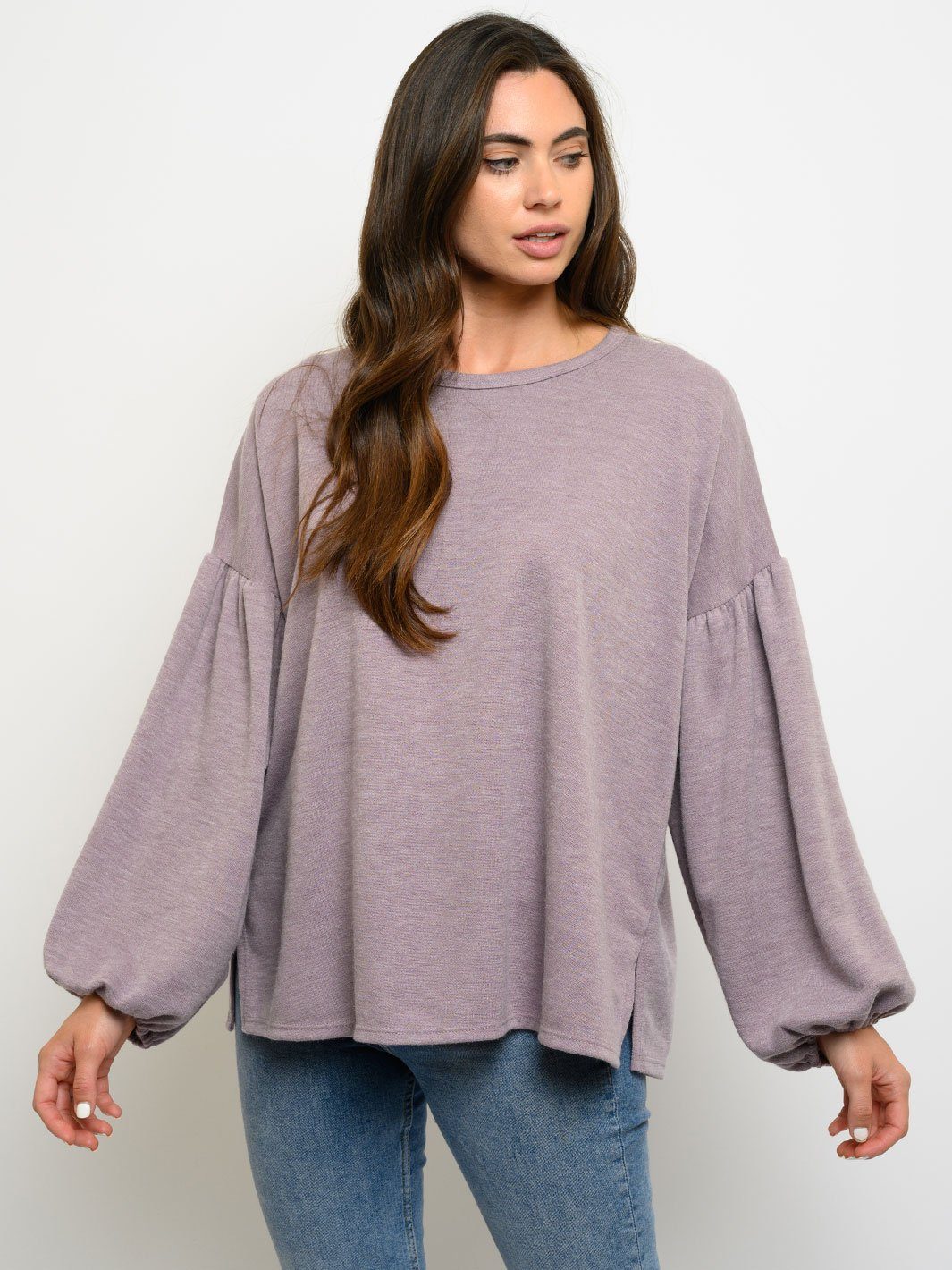WOMEN'S PUFF LONG SLEEVE TOP