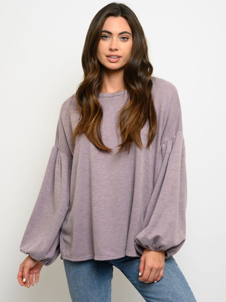 WOMEN'S PUFF LONG SLEEVE TOP