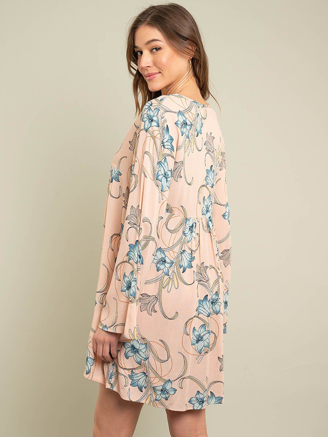 WOMEN'S MINI FLORAL DRESS
