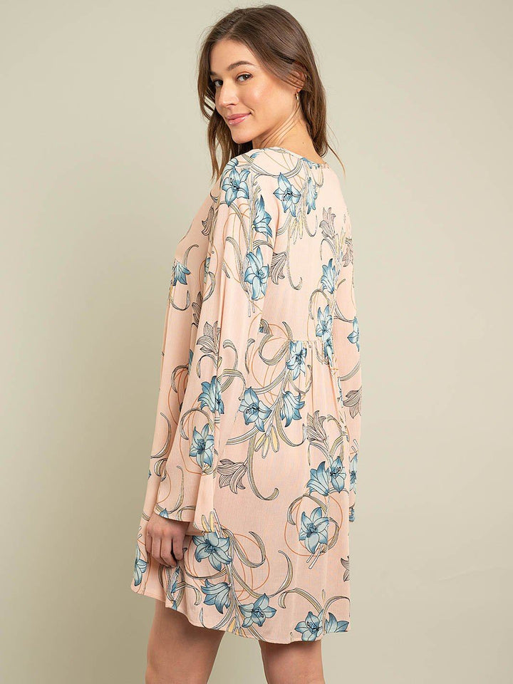 WOMEN'S MINI FLORAL DRESS