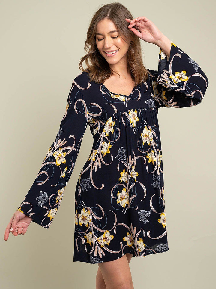 WOMEN'S MINI FLORAL DRESS