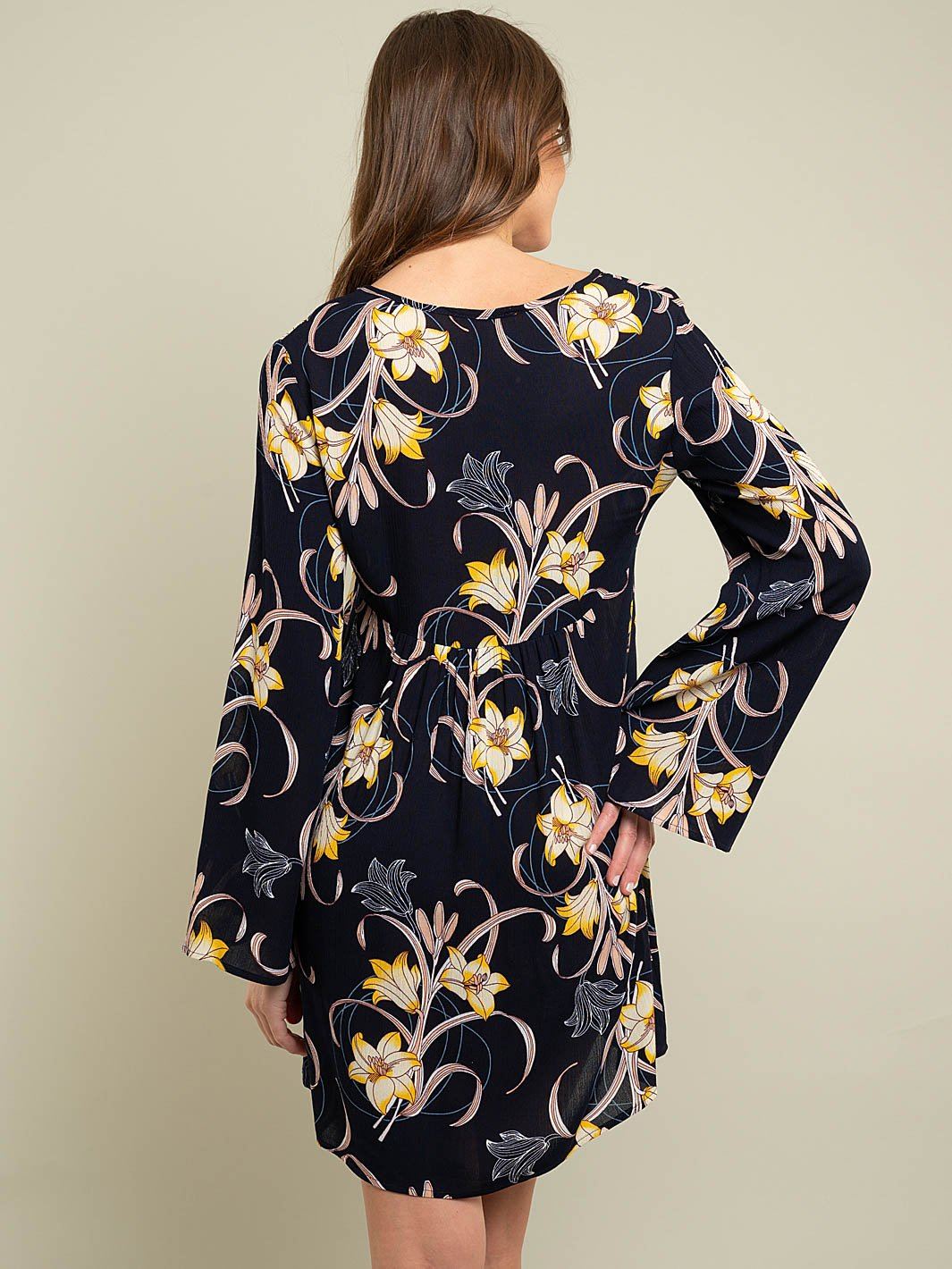 WOMEN'S MINI FLORAL DRESS