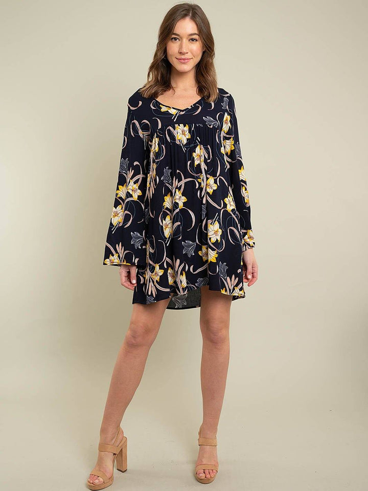 WOMEN'S MINI FLORAL DRESS