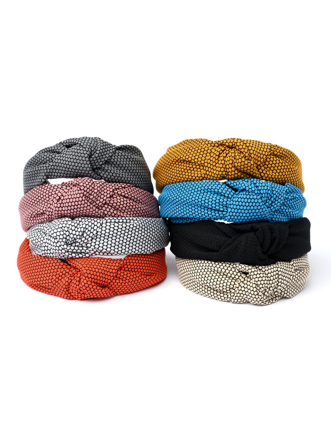 ASSORTED COLOR KNOTTED HEADBAND