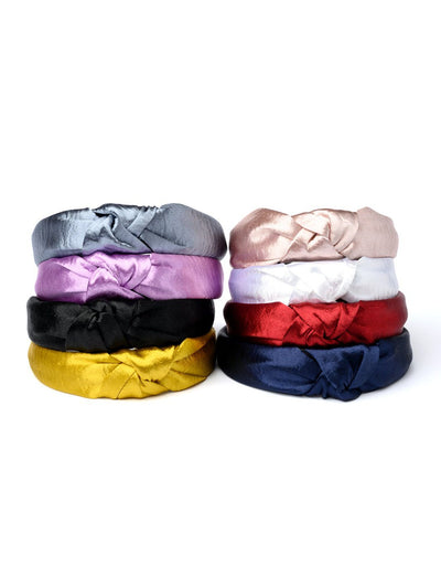 ASSORTED COLOR KNOTTED HEADBAND