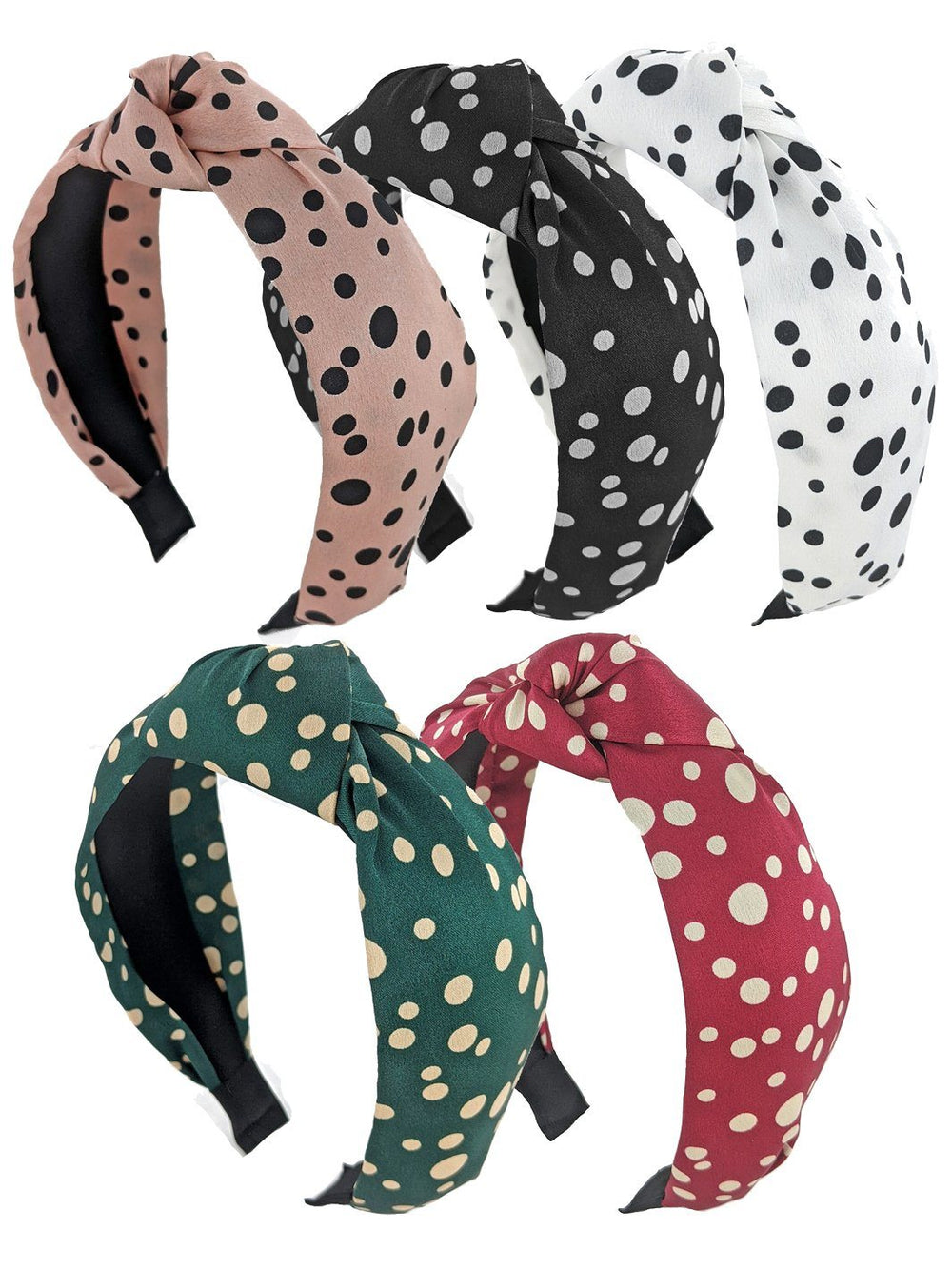 Multi Color Polka Dot Headbands
