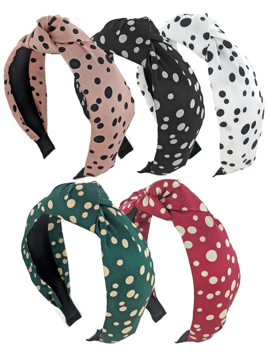 Multi Color Polka Dot Headbands