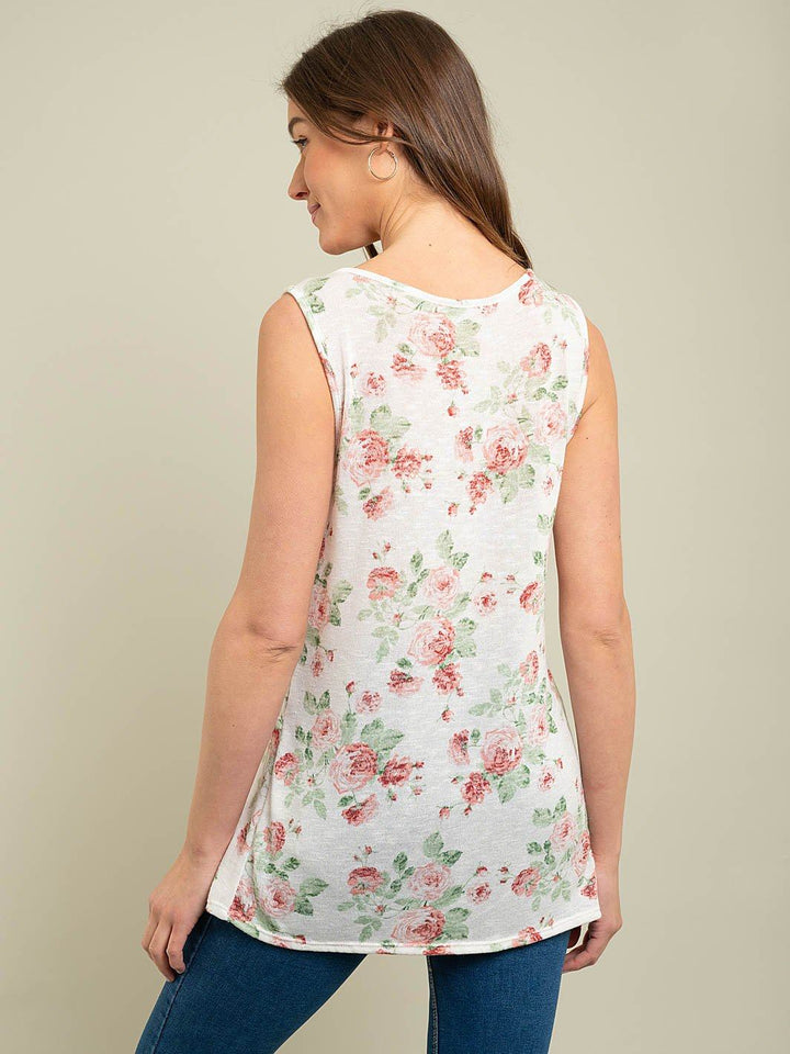 WOMEN'S FLORAL TANK TOP