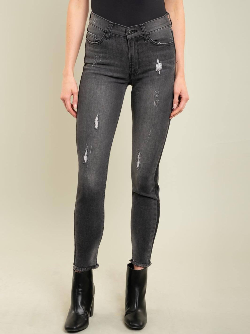 WOMEN'S DENIM BLACK JEANS
