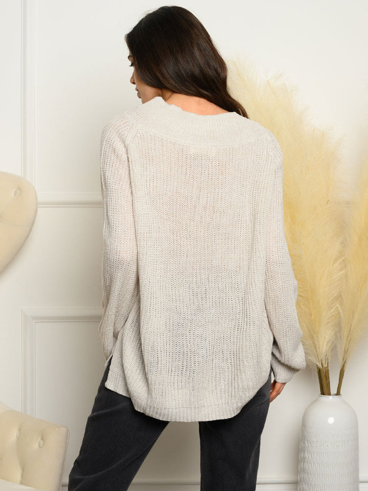 WOMEN'S LONG SLEEVE SWEATER