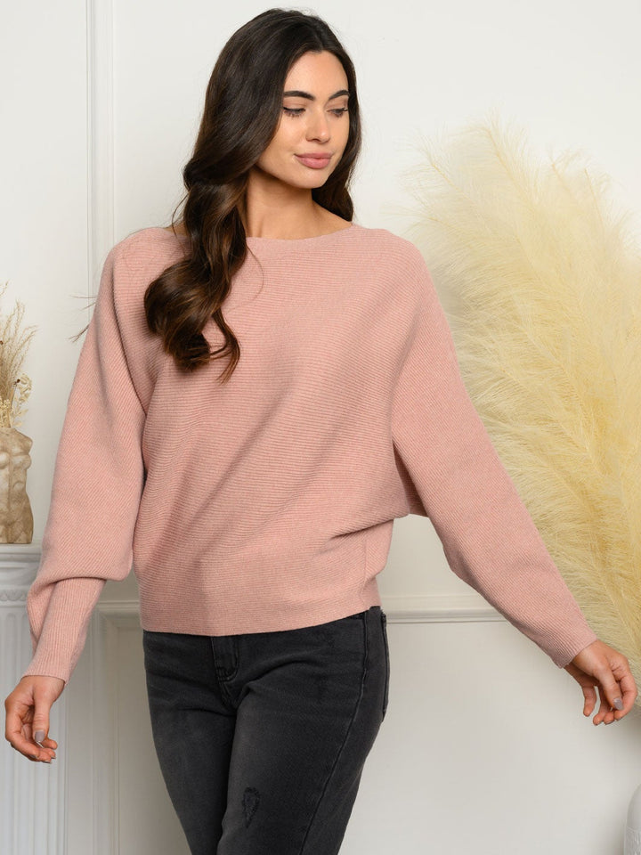 WOMEN'S LONG SLEEVE LOOSE FIT TOP