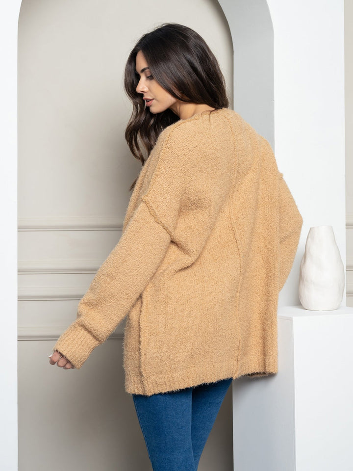 WOMEN'S OVERSIZED PULLOVER SWEATER
