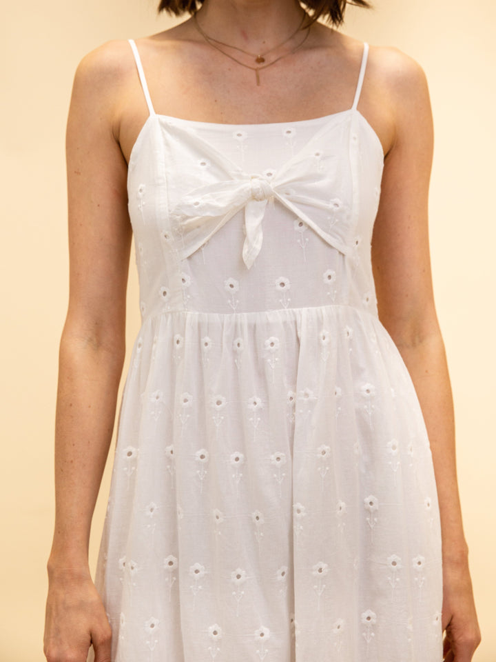 WOMEN'S WHITE MAXI DRESS